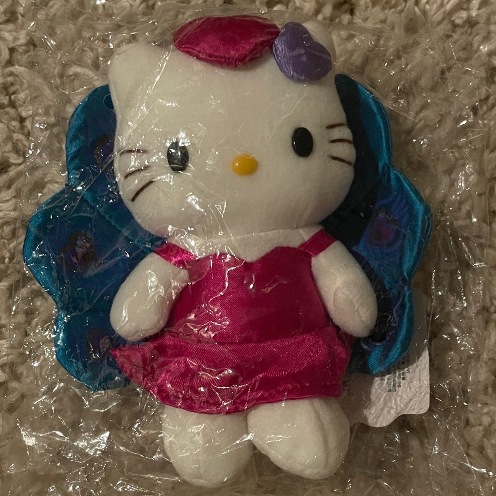Vintage 2001 Peacock Hello Kitty Plush